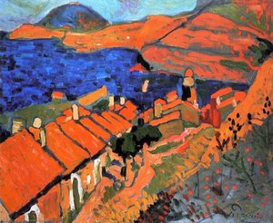 Collioure, The Village And The Ocean — André Derain