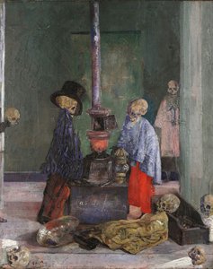 Skeletons Warming Themselves — James Ensor
