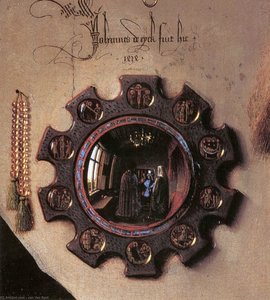 Giovanni Arnolfini És Felesége Portréta ( Részletes Kép ) — Jan Van Eyck