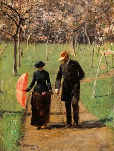 In The Orchard (also Known As Spring) — William Brymner
