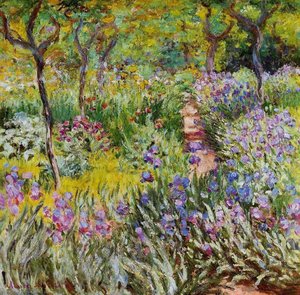 The Iris Garden At Giverny