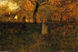 In The Orchard, Milton — George Innes