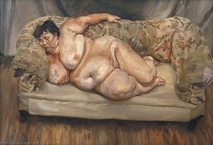 Benefits Supervisor Sleeping (also Known As Big Sue) — Lucian Freud