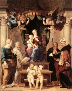 Madonna Of The Baldacchino — Raphael
