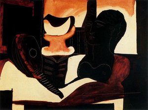 Naturaleza Muerta Con Cabeza Antigua — Pablo Picasso