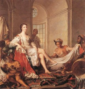Mademoiselle De Clermont En Sultane — Marc Nattier