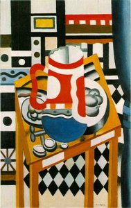 Still Life With A Beer Mug — Fernand Léger, Cubist Still Life