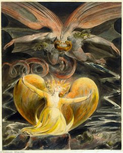 The Great Red Dragon And The Woman Clothed With Sun — William Blake