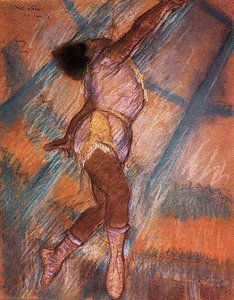 Study For 'la La At The Cirque Fernando' — Edgar Degas