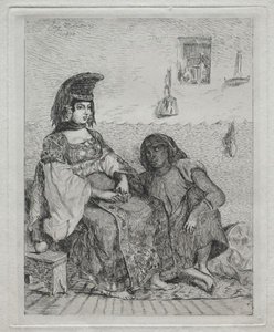 A Jewish Woman Of Algiers — Eugène Delacroix