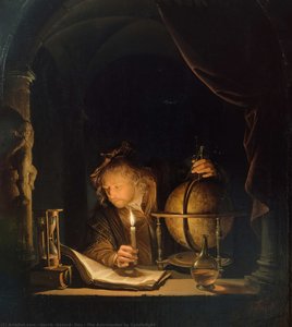 The Astronomer By Candlelight — Gerrit Dou, Dutch Golden Age
