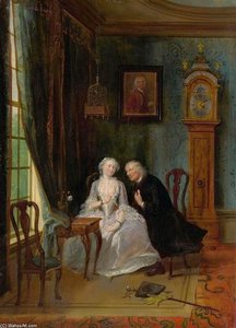 Love Scene — Cornelis Troost