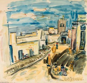 Arab Town, Tunis, North Africa — William H. Johnson