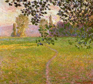 Morning Landscape, Giverny (aka Landscape In The Morning) — Claude Monet