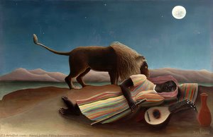 Sleeping Gypsy — Henri Julien Félix Rousseau (le Douanier)