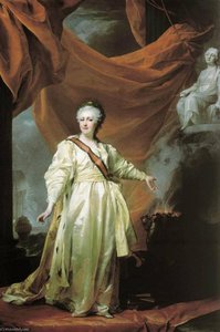 Portrait Of Catherine Ii — Dmitry Grigoryevich Levitsky