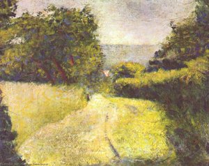 The Hollow Way — Georges Seurat