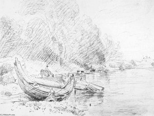 View On The River Severn At Worcester — John Constable