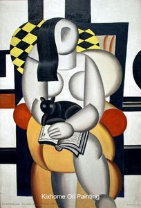 Woman With A Cat — Fernand Léger