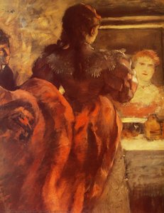 Dancer In Her Dressing Room — Edgar Degas