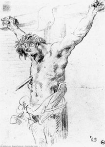 Christ On The Cross — Eugène Delacroix
