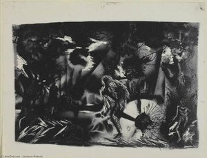 Figures In A Landscape — Paul Jackson Pollock