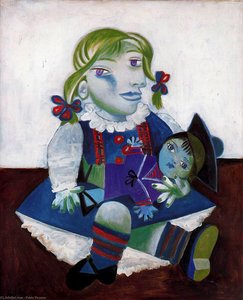 Portrait Of Maya With Her Doll — Pablo Picasso
