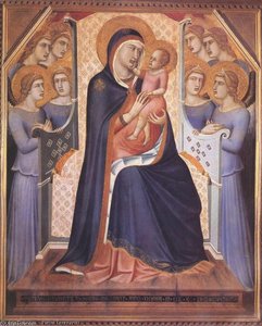Madonna Enthroned With Angels — Pietro Lorenzetti