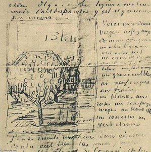 Orchard And House With Orange Roof