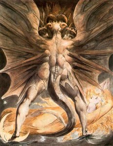 El Gran Dragón Rojo Y La Mujer Vestida De Sol — William Blake