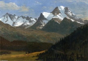 Mountain Landscape — Albert Bierstadt