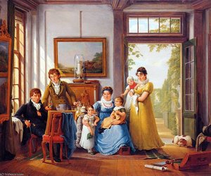 Hendrik Weymans And His Family Sun — Abraham Van Strij