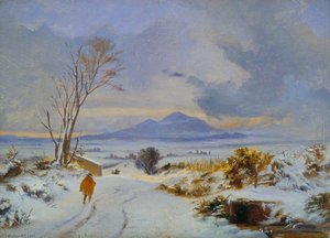 A Snow Scene, Ben Ledi — Thomas Stuart Smith