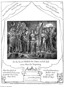 Job And His Family Restored To Prosperity 1 — William Blake