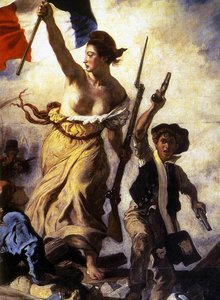 Liberty Leading The People (detail) — Eugène Delacroix