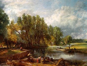 Stratford Mill - Oil On Canvas - — John Constable