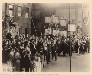 Behind-the-scenes Photograph, Paying The Piper — Edward Steichen