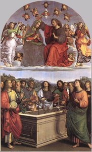 The Crowning Of The Virgin (oddi Altar) — Raphael