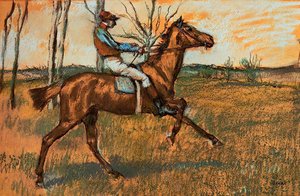 The Jockey — Edgar Degas