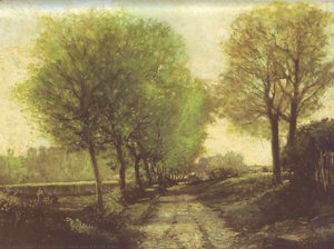 Lane Near A Small Town — Alfred Sisley