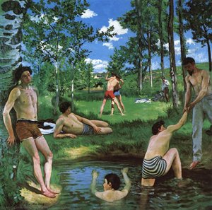 Bathers (summer Scene) — Frédéric Bazille
