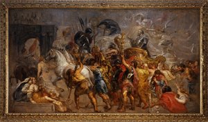 Triumphal Entry Of Henri Iv In Paris — Workshop Of Peter Paul Rubens