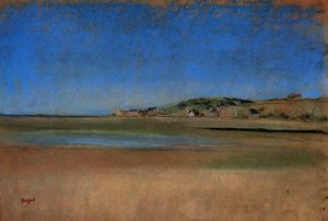 Houses By The Seaside — Edgar Degas