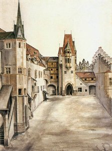 Courtyard Of The Former Castle In Innsbruck Without Clouds — Albrecht Dürer