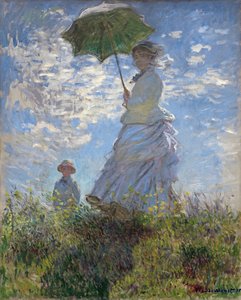 The Walk. Lady With A Parasol — Claude Monet