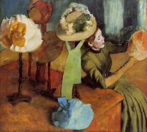 The Millinery Shop — Edgar Degas