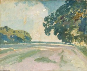 Alberi Vicino A Un Campo — Sir Alfred James Munnings