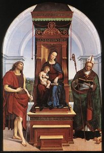 Madonna And Child (the Ansidei Altarpiece) — Raphael