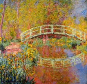 *the Bridge In Monet's Garden* — Claude Monet