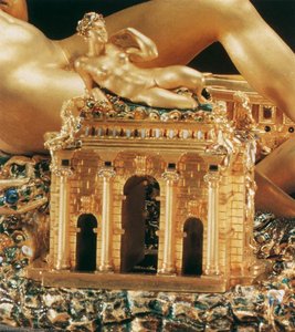 Salt Cellar (detail) — Benvenuto Cellini
